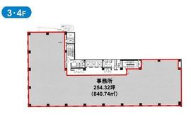 白金台ビル(白金台) 3階3A 間取り図