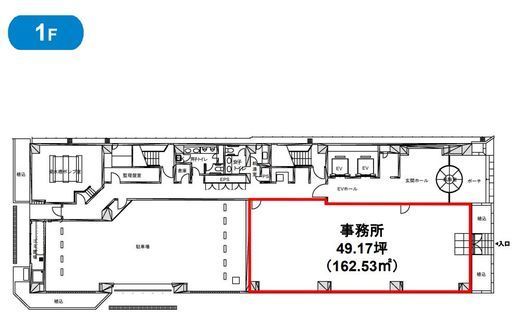 西新橋第一法規ビル 101 間取り図