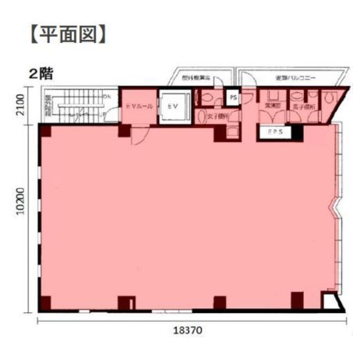 西五反田プレイス 2階 間取り図
