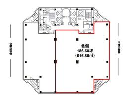 東京パークサイドビル 7階北 間取り図