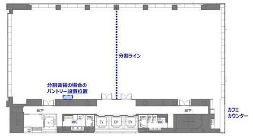 WORKVILLAKYOBASHI(旧:住友商事八重洲ビル) 2階 間取り図