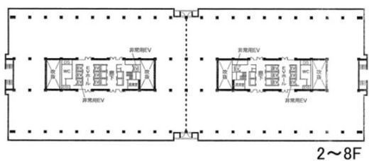 芝パークビル B館3階 間取り図