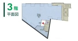 TOP HILLS GARDEN 道玄坂 3階 間取り図