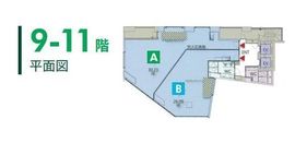 TOP HILLS GARDEN 道玄坂 9階B 間取り図