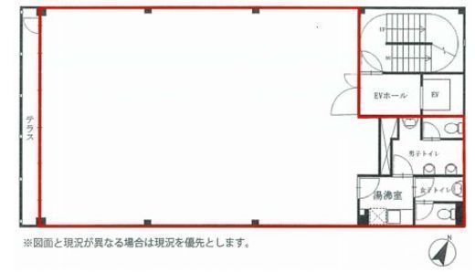 赤坂コマースビル 4階 間取り図
