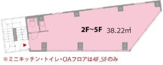 （仮称）神宮前2丁目プロジェクト 2階 間取り図