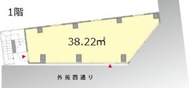 （仮称）神宮前2丁目プロジェクト 1階 間取り図