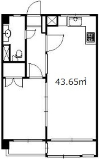 原宿コーポ別館 207 間取り図