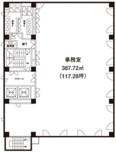 ウィン第2五反田ビル 7階 間取り図