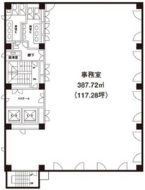 ウィン第2五反田ビル 7階 間取り図