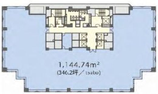 神谷町MTビル 16階2 間取り図