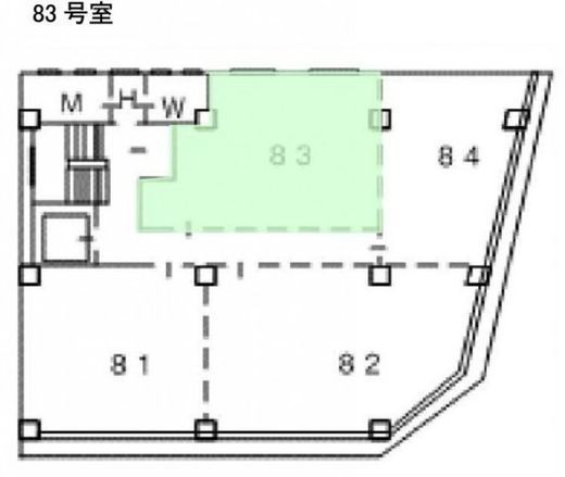 井門銀座一丁目ビル 83号室 間取り図