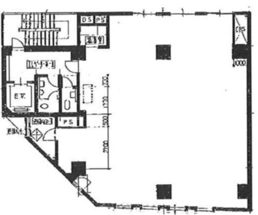 オンラインビル 6階 間取り図