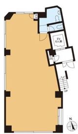 ベルビー六本木 1階 間取り図
