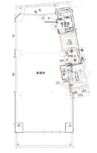 ベルビー六本木 2階 間取り図