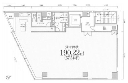 PMO八丁堀Ⅲ(旧:PMO京橋東) 7階 間取り図