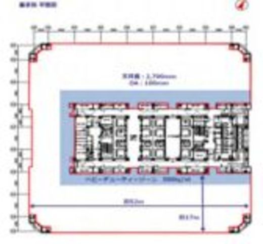 晴海アイランドトリトンスクエアオフィスタワーY 305 間取り図