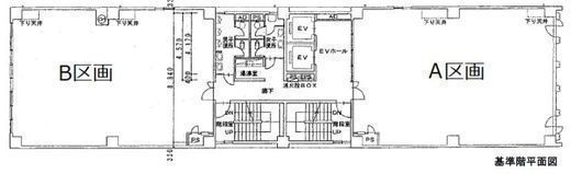 東武銀座第1ビル(旧:銀座六丁目ビル) 7階B 間取り図