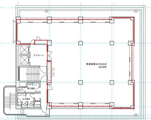 物産ビル 6階 間取り図