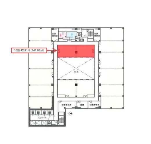 丸の内中央ビル 10階 間取り図