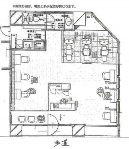 フォンテーヌ目黒 1階 間取り図