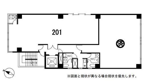 協新ビルヂング 201 間取り図