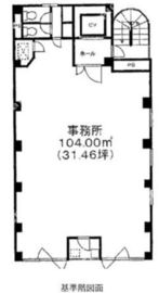 東武銀座第2ビル(旧:三愛星名ビル) 6階 間取り図
