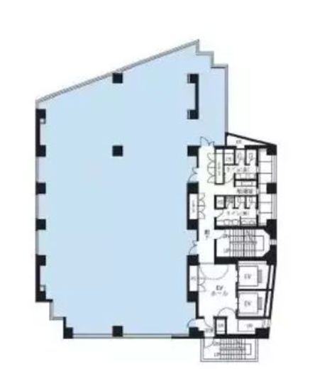 KDX新宿六丁目ビル 8階 間取り図
