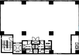 日本橋二丁目ビル 3階 間取り図