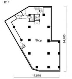 BPRスクエア神宮前Ⅰ B1階 間取り図