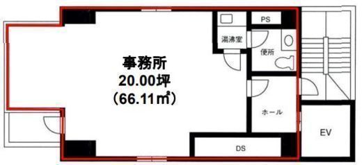 エバー室町ビル 7階 間取り図