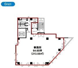 新宿SKYビル 601 間取り図