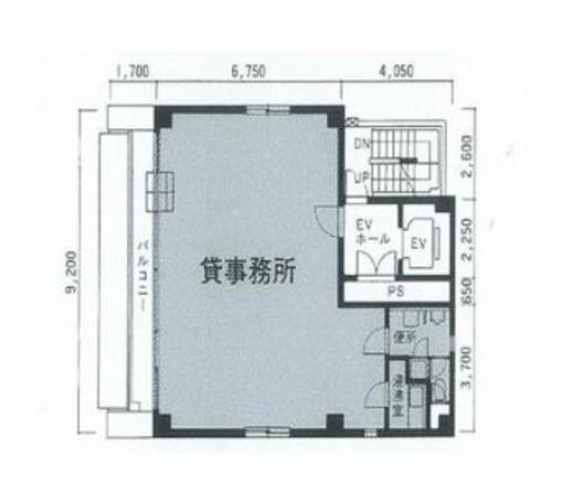 TAF京橋ビル 7階 間取り図