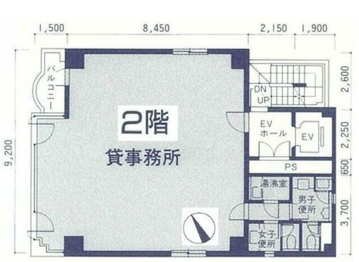 TAF京橋ビル 2階 間取り図