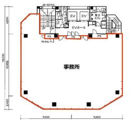 オリックス浜松町ビル 6階 間取り図