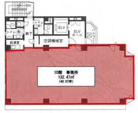 高輪明光ビル 10階 間取り図