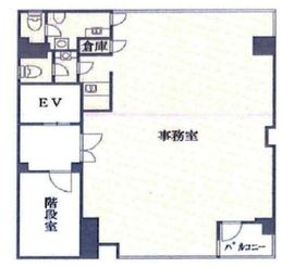 チヨダビル 3階 間取り図