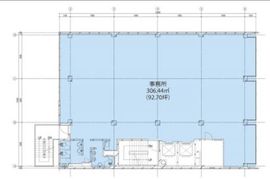 六本木和幸ビル 6階 間取り図