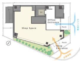 コエル渋谷 1階 間取り図