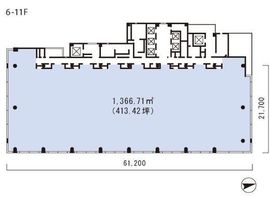一番町東急ビル 8階 間取り図