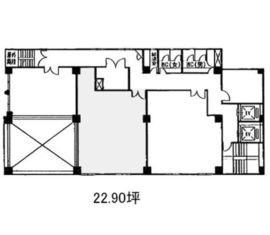 カクタス飯田橋 403 間取り図