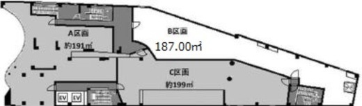 COXY188ビル 2階B 間取り図