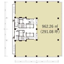 品川東急ビル 9階 間取り図