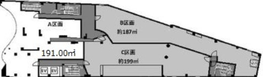 COXY188ビル 2階A 間取り図