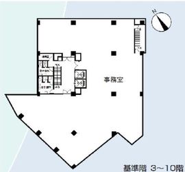 いちご五反田ビル 10階 間取り図
