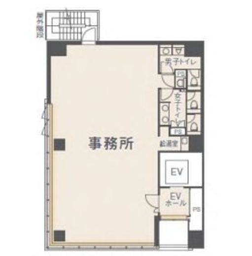 (仮称)京橋二丁目PJ 7階 間取り図
