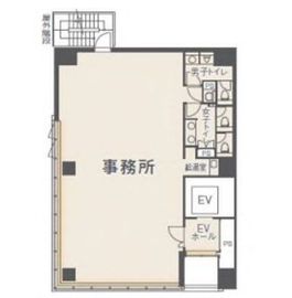 (仮称)京橋二丁目PJ 7階 間取り図