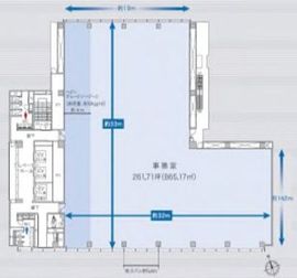 ヒューリック虎ノ門 11階 間取り図