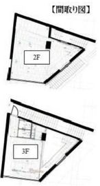 高橋ビル(表参道) 2-3階 間取り図