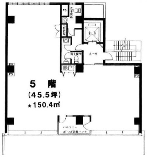 21東和ビル 5階 間取り図